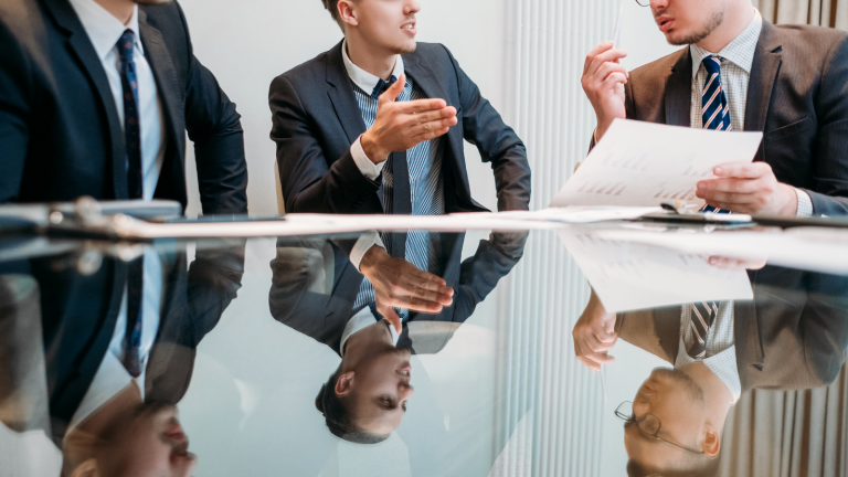 ucaas providers talking around a table