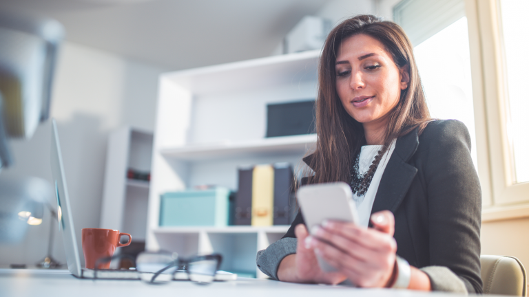 woman deciding between hosted ucaas and hosted pbx