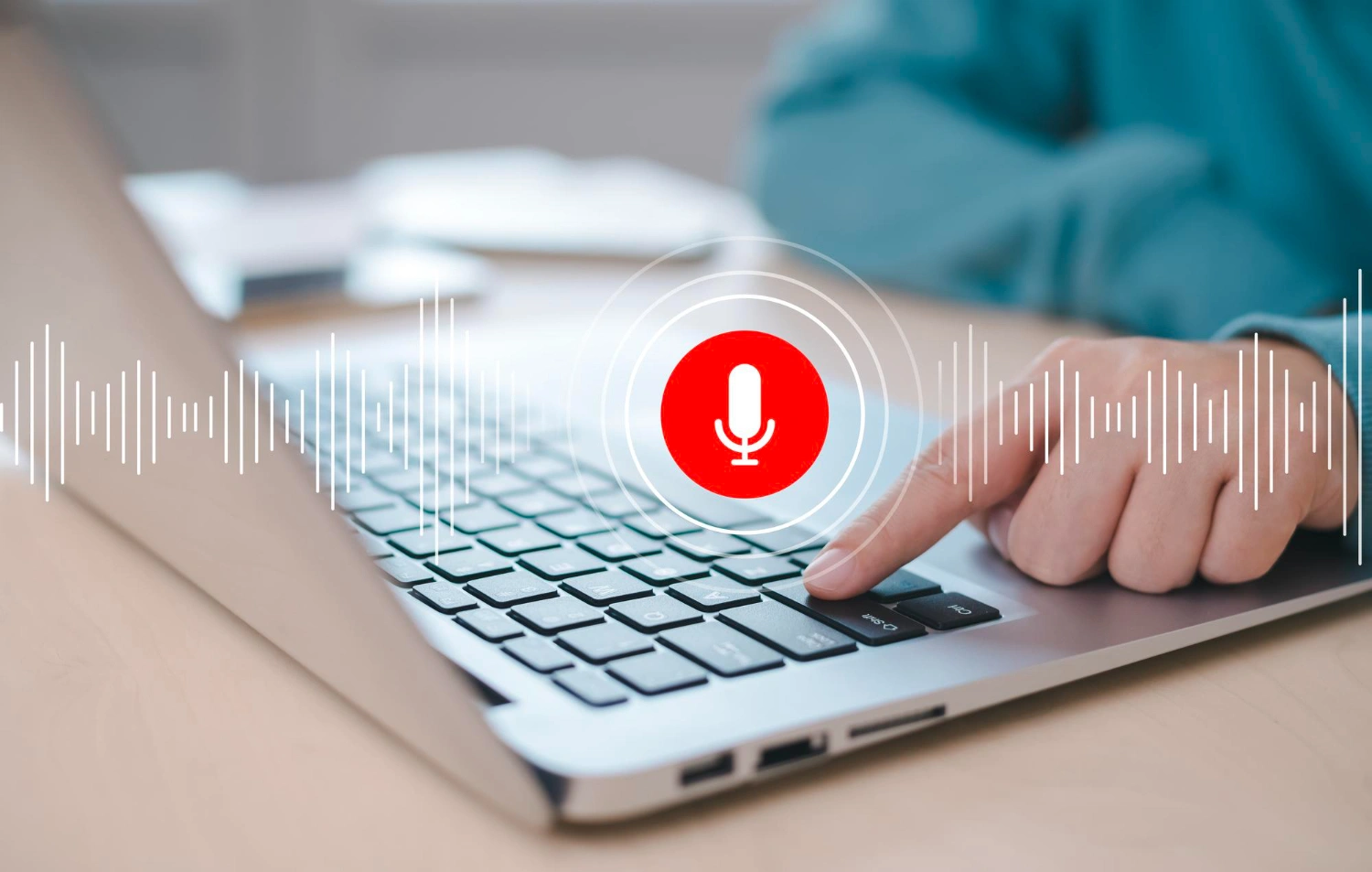 Recording and transcription running during an AxxHD meeting